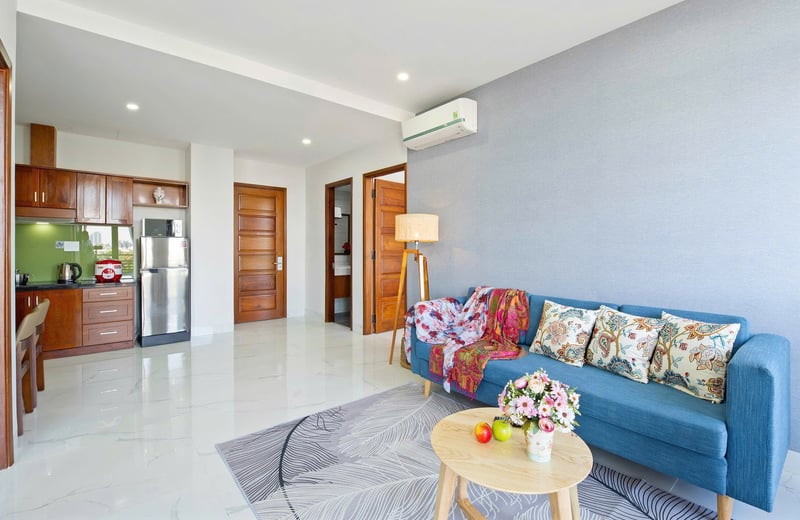 Modern furnished apartment for rent, Son Tra District, Da Nang, Vietnam