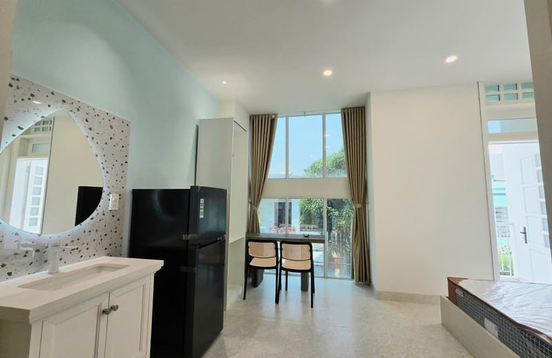 Alquiler de estudio moderno con balcón, Da Nang, Vietnam