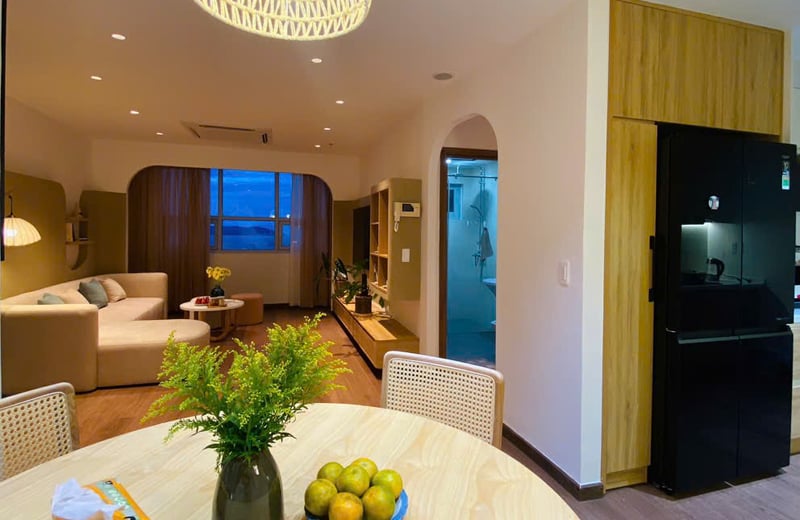 Alquiler de apartamento de lujo y amueblado con vistas a la playa, Blooming Tower, Hai Chau, Da Nang, Vietnam