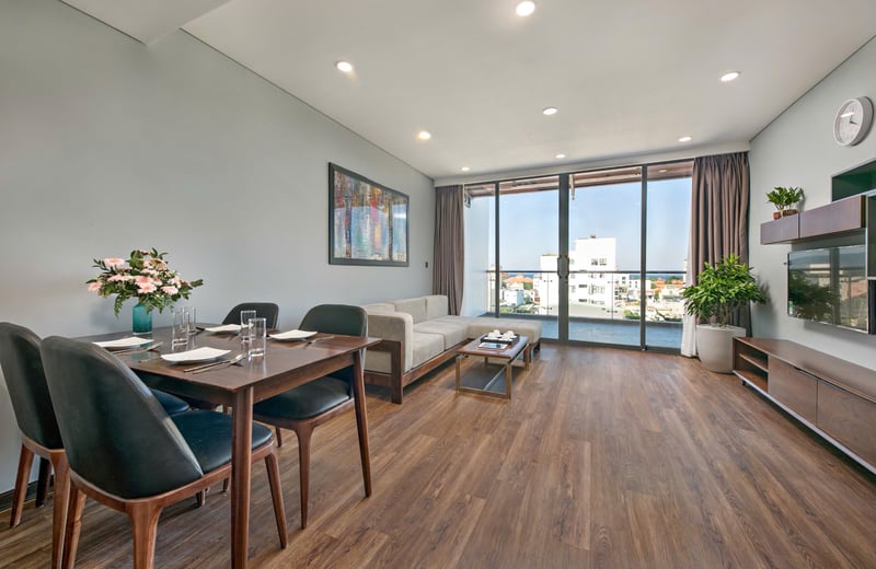Penthouse 100m² mit schöner Aussicht zur Miete, Ngu Hanh Son, Da Nang, Vietnam