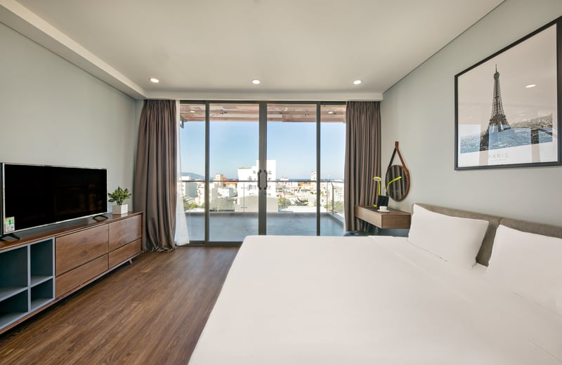 Penthouse 100m² mit schöner Aussicht zur Miete, Ngu Hanh Son, Da Nang, Vietnam