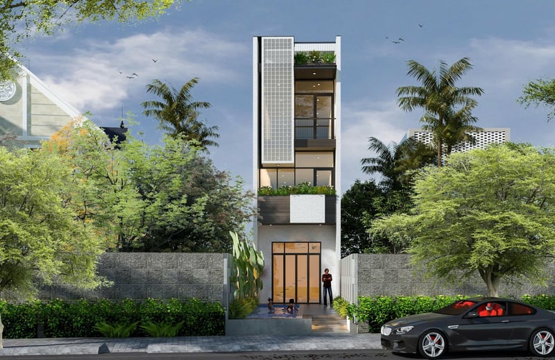 Maison moderne 350m² avec piscine à louer, Son Tra, Da Nang, Vietnam
