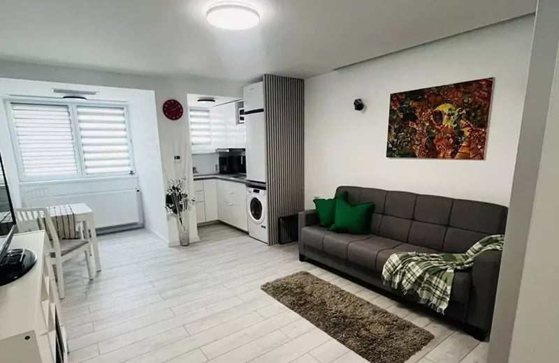 Location longue durée d’un studio, 30 m², à Bucarest, Roumanie
