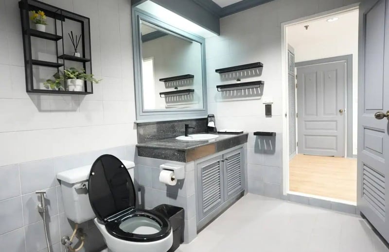 Location d'appartement moderne et spacieux de 2 chambres dans le district de Pathum Wan, Bangkok, Thaïlande