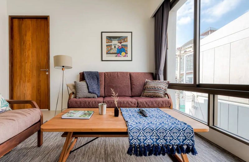 Location d'appartement lumineux de 2 chambres dans le district de Pathum Wan, Bangkok, Thaïlande