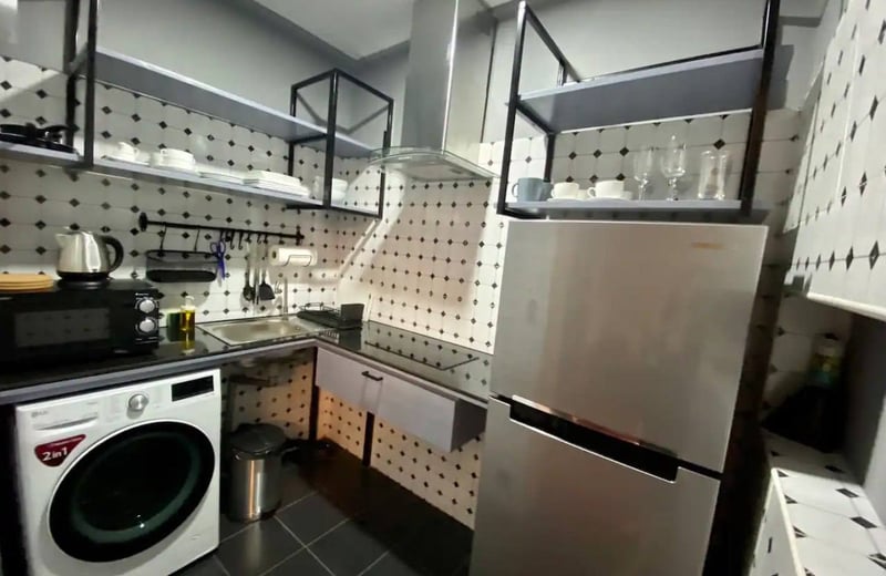 Location d'appartement moderne de 1 chambre avec vue sur le jardin et la ville à Khlong Toei Nuea, Bangkok, Thaïlande
