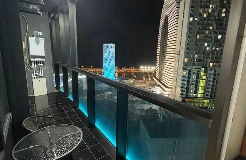 Аренда меблированной квартиры 50 м² с видом на море, Батуми, Грузия