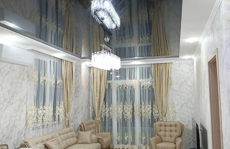 Location d’un appartement lumineux et meublé avec deux chambres, 74 m², Batoumi, Géorgie