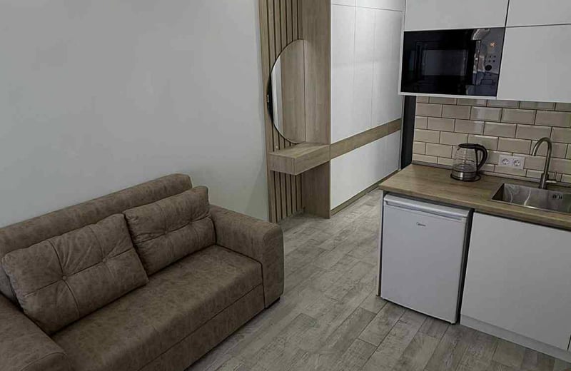 Comfortable 37 m² studio in NBG Panorama residence for rent in Batumi, Georgia