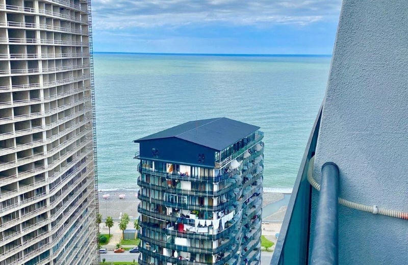 Comfortable apartment 45 m² with sea view for rent in Batumi, Georgia