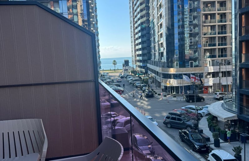 Neues möbliertes Studio 47 m² mit Terrasse in Rainbow zur Miete, Batumi, Georgien