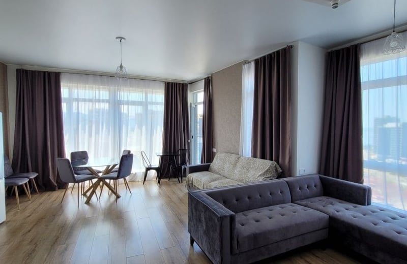 Alquiler de moderno apartamento con vista al mar en White Sails, Batumi, Georgia