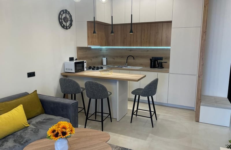 Аренда современной, меблированной квартиры, 45 м², Батуми, Грузия