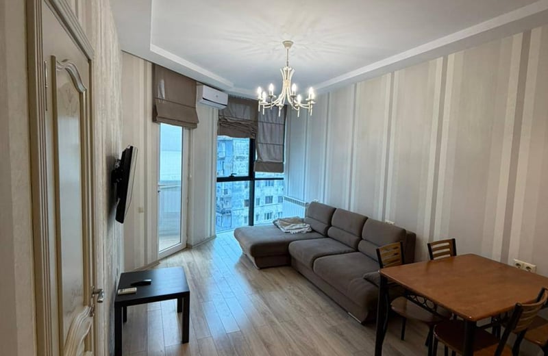 Alquiler de apartamento amueblado de 50 m² con hermosas vistas, Batumi, Georgia