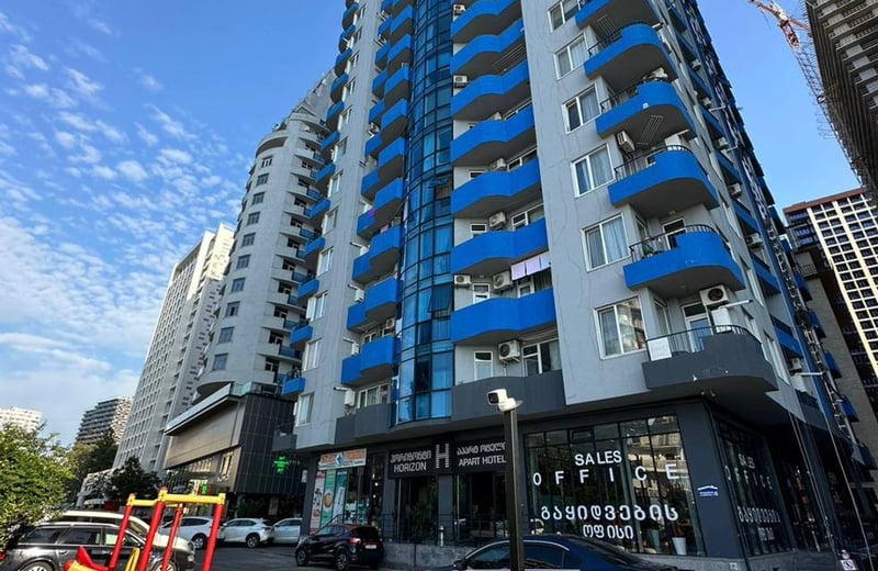 Alquiler de apartamento amueblado de 50 m² con hermosas vistas, Batumi, Georgia