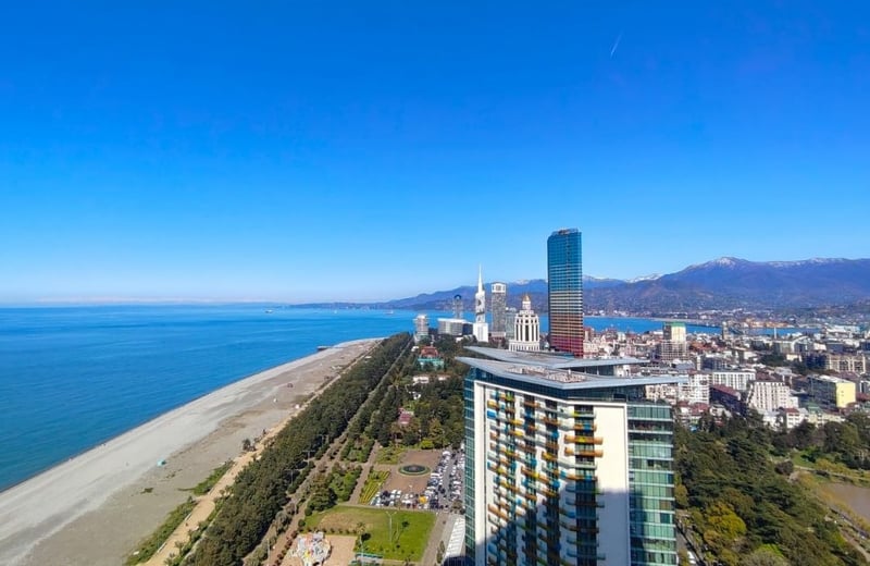 Аренда уютной студии с видом на море, Alliance Privilege, Батуми, Грузия