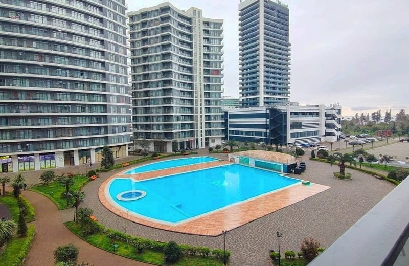 Alquiler de estudio acogedor con vista al mar, White Sails, Batumi, Georgia