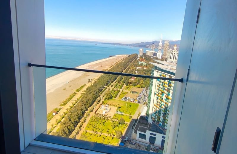 Аренда уютной, стильной студии с видом на море, ЖК Orbi Beach Tower, Батуми, Грузия