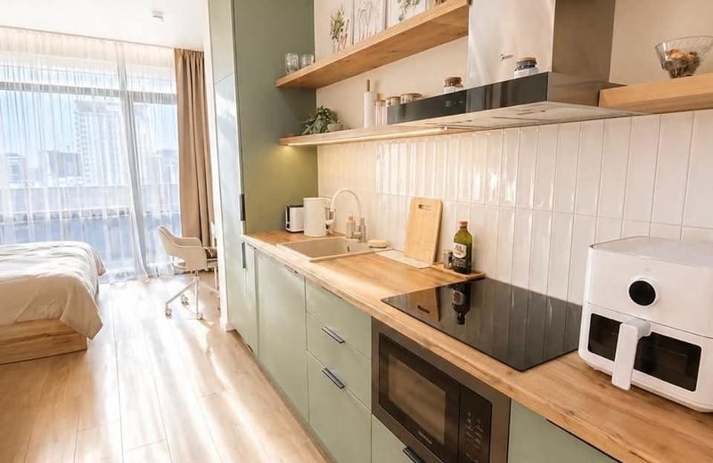 Rent a brand new, modern studio, 38 m², Black Sea Tower, Batumi, Georgia