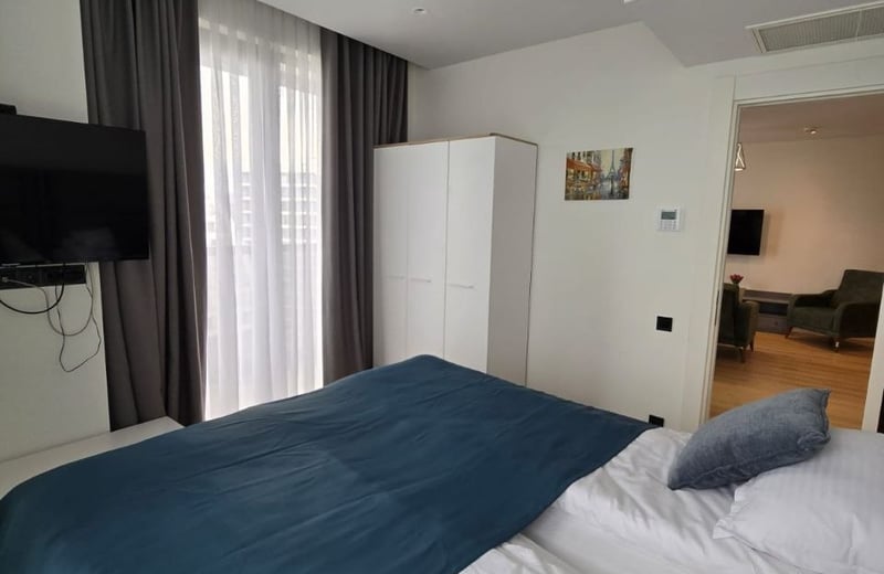 Location d'un appartement élégant avec vue sur la mer, White Sails, Batoumi, Géorgie
