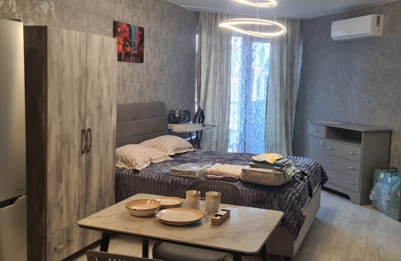 Location d'un studio confortable et lumineux, 35 m², Batoumi, Géorgie