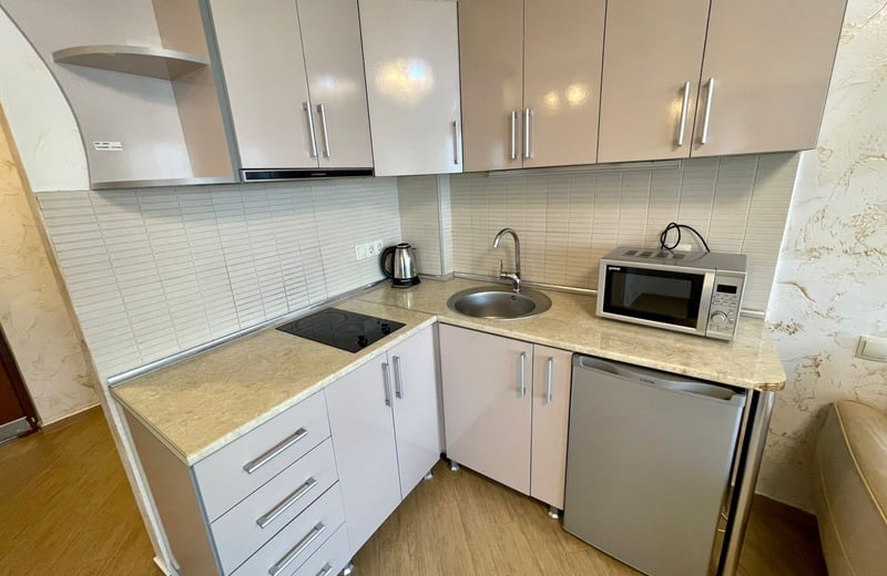 Alquiler de apartamento moderno con vistas panorámicas, 54 m², Orbi Panorama, Batumi, Georgia