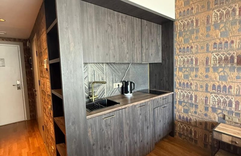 Rent of a bright, comfortable 33 m² studio with sea view, Batumi, Georgia