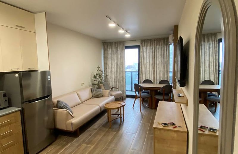 Modern Studio 45m² for Rent Close to the Sea, Batumi, Georgia