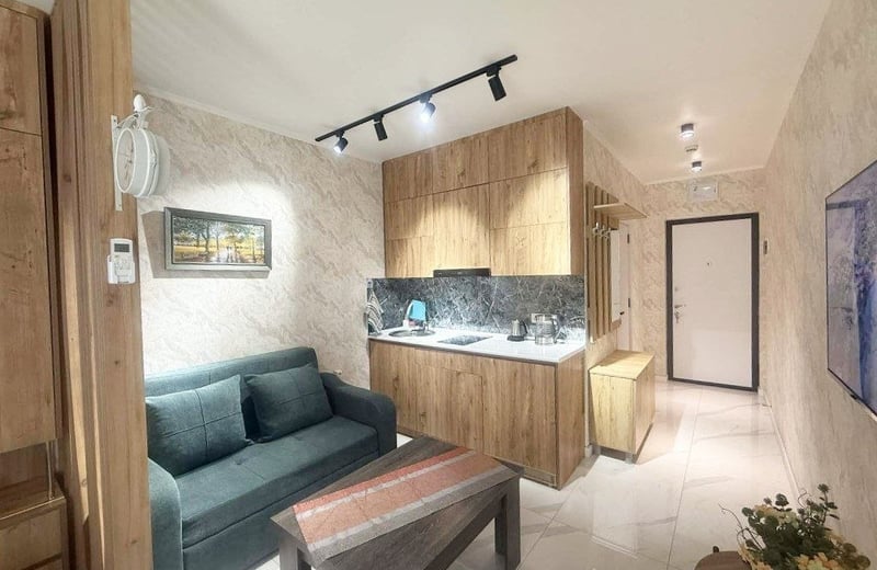 Modernes Studio 32m² mit großem Balkon zur Miete, Batumi, Georgien