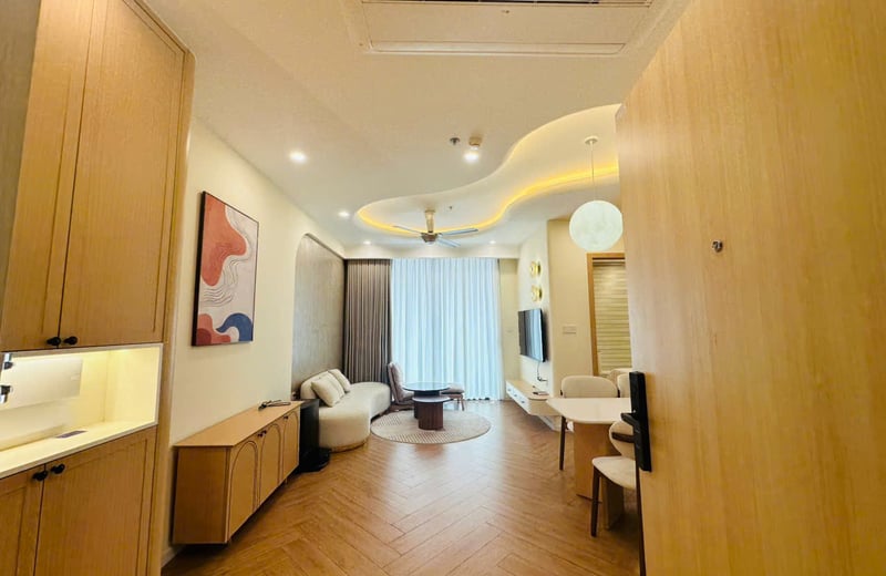 Luxuriöses 2-Zimmer-Apartment mit Flussblick, Panoma 1, Da Nang, Vietnam zu vermieten
