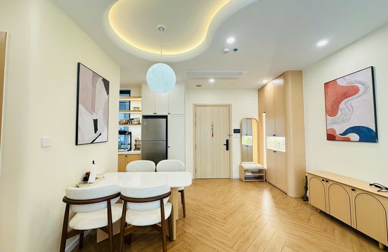 Luxuriöses 2-Zimmer-Apartment mit Flussblick, Panoma 1, Da Nang, Vietnam zu vermieten