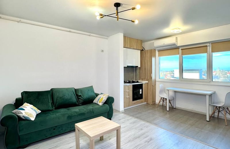 Helles gemütliches Studio zur Miete, Bukarest, Rumänien