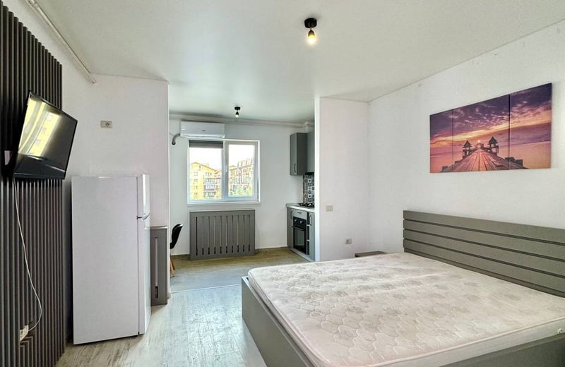 Estudio luminoso y amueblado en alquiler, Bucarest, Rumanía