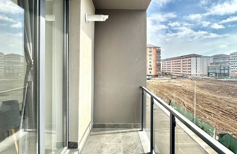 Stylish Apartment with Panoramic Balcony for Rent, Bucharest, Romania