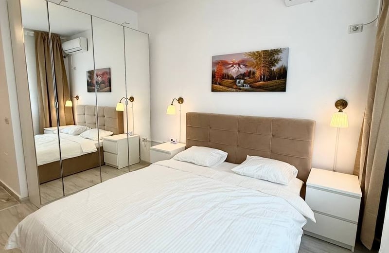 Langfristige Vermietung eines modernen Studios in Bukarest, Rumänien