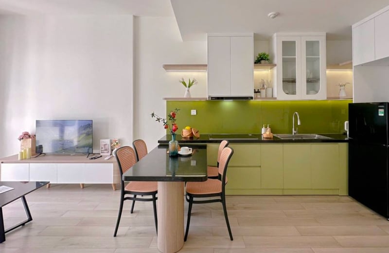 Alquiler de apartamento moderno cerca del parque en Ciudad Ho Chi Minh (Saigon), Vietnam