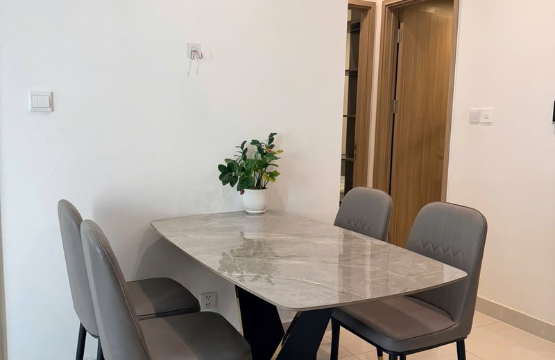 Modern apartment rental in The Origami residential complex, Ho Chi Minh City (Saigon), Vietnam