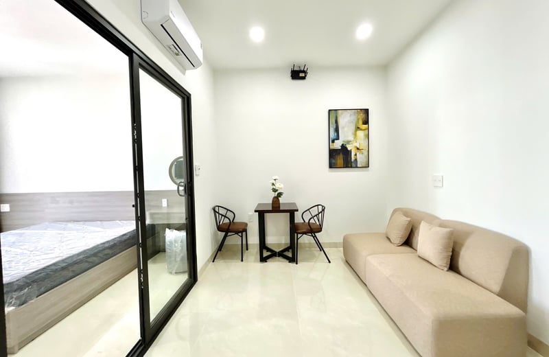 Komfortables, möbliertes 1-Zimmer-Apartment in Da Nang, Vietnam zu vermieten