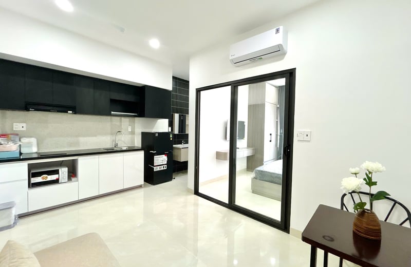 Komfortables, möbliertes 1-Zimmer-Apartment in Da Nang, Vietnam zu vermieten