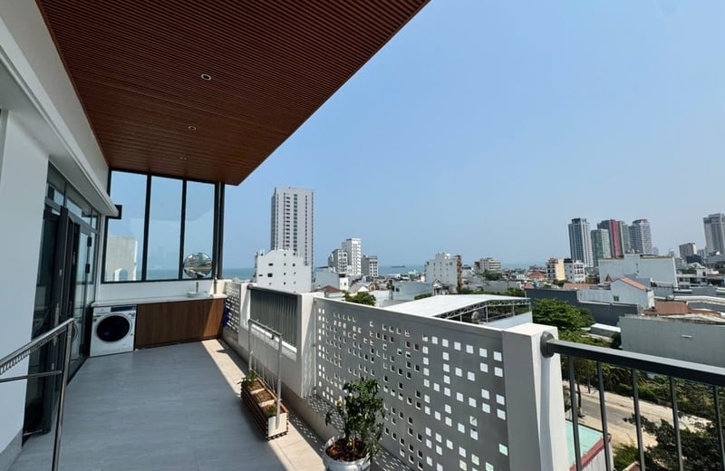 Bright penthouse with sea view for rent, 80 m², Son Tra, Da Nang, Vietnam