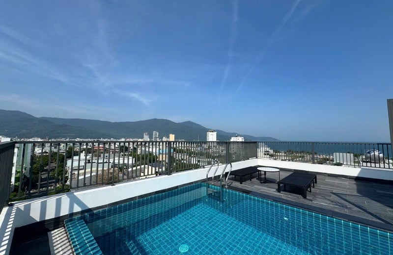 Bright penthouse with sea view for rent, 80 m², Son Tra, Da Nang, Vietnam