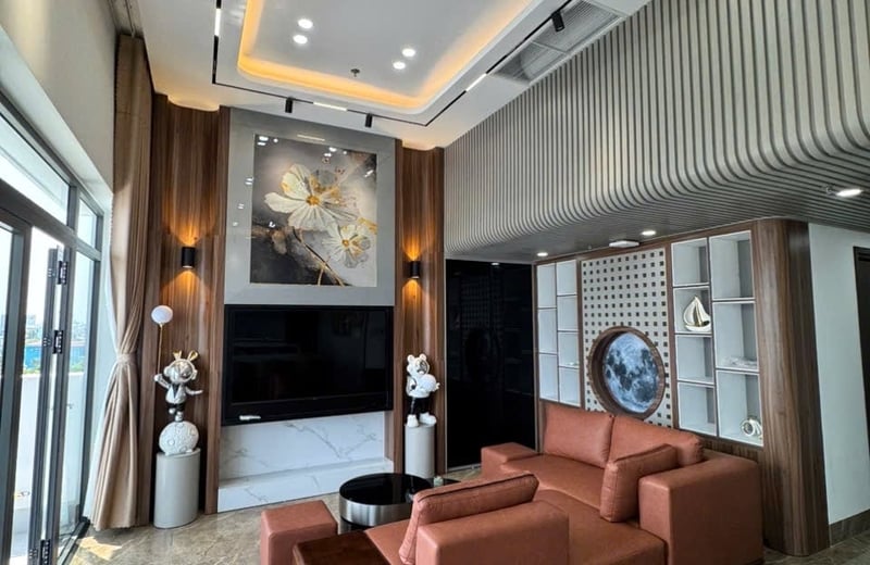 Bright penthouse with sea view for rent, 80 m², Son Tra, Da Nang, Vietnam