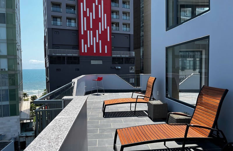 Vermietung einer hellen, komfortablen Wohnung mit Balkon, Son Tra, Da Nang, Vietnam