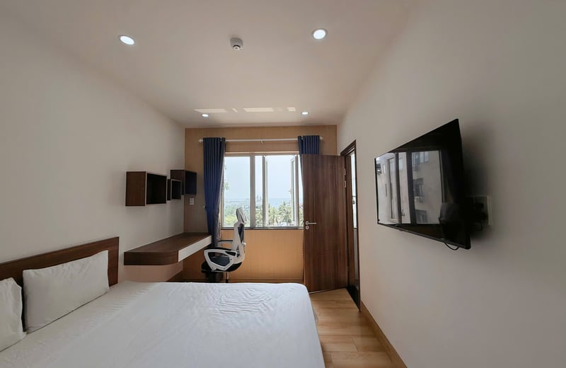 Vermietung einer komfortablen, vollmöblierten Wohnung mit Balkon, Son Tra, Da Nang, Vietnam