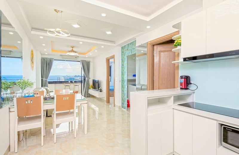 Location d'un appartement spacieux avec vue panoramique, 75 m², Da Nang, Vietnam