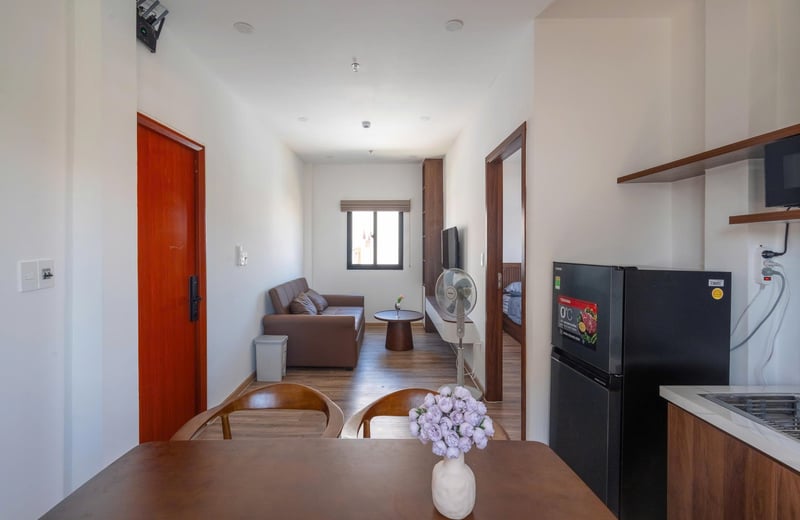 Аренда стильного пентхауса с балконом, 55 м², Дананг, Вьетнам