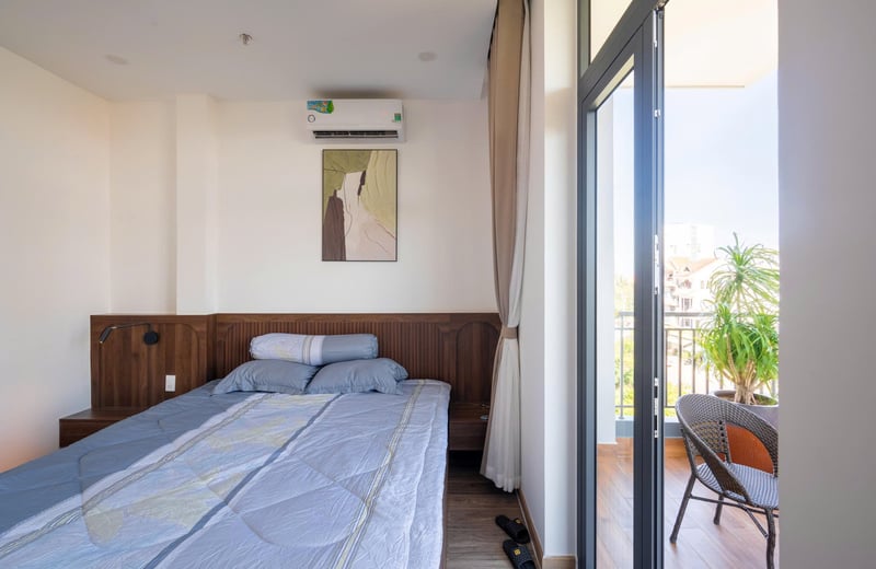 Аренда стильного пентхауса с балконом, 55 м², Дананг, Вьетнам