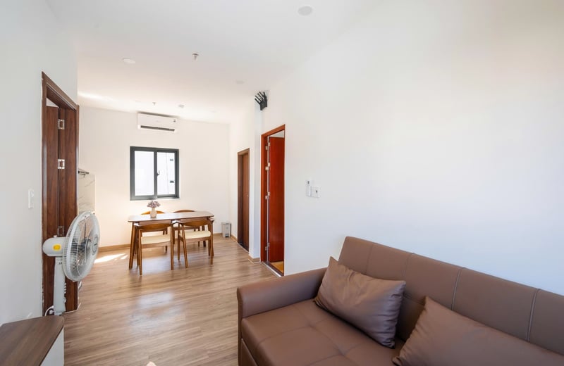 Аренда стильного пентхауса с балконом, 55 м², Дананг, Вьетнам