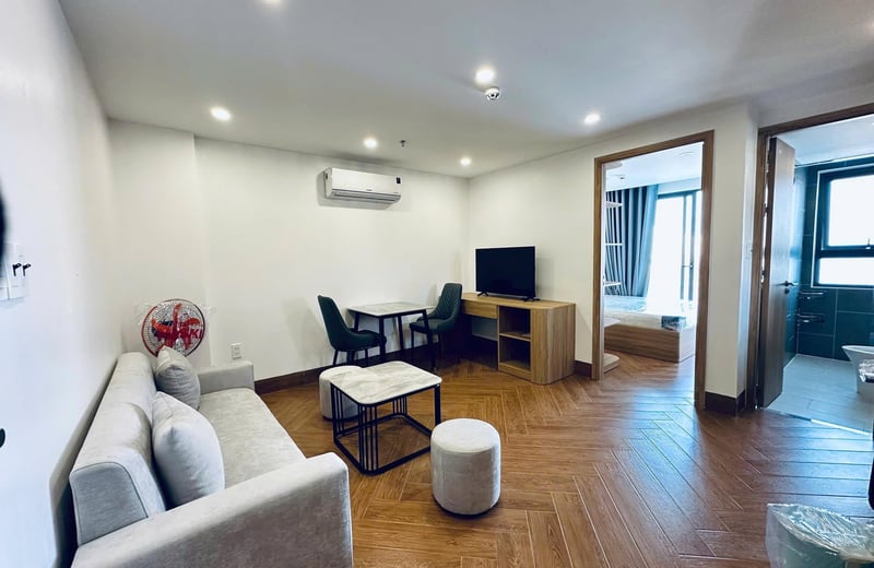 Apartamento acogedor con balcón en alquiler cerca de la playa, Da Nang, Vietnam