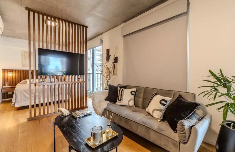 Studio with modern design and amenities in Torre Alley residential complex, Buenos Aires